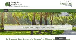 Desktop Screenshot of countryclubtreeservice.com