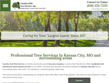 Tablet Screenshot of countryclubtreeservice.com